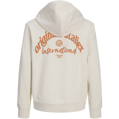 Jack & Jones Junior Antique White Aros Type Sweat Hættetrøje Back