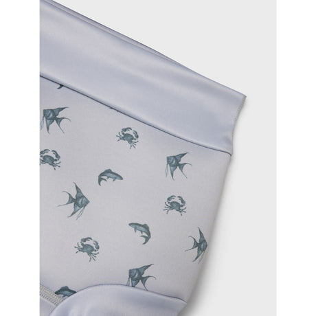 Lil'Atelier Vapor Blue Fero Ble Badebukser Med Skjold