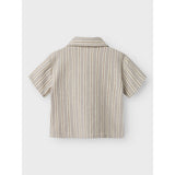 Lil'Atelier Mourning Dove Frede Loose Skjorte