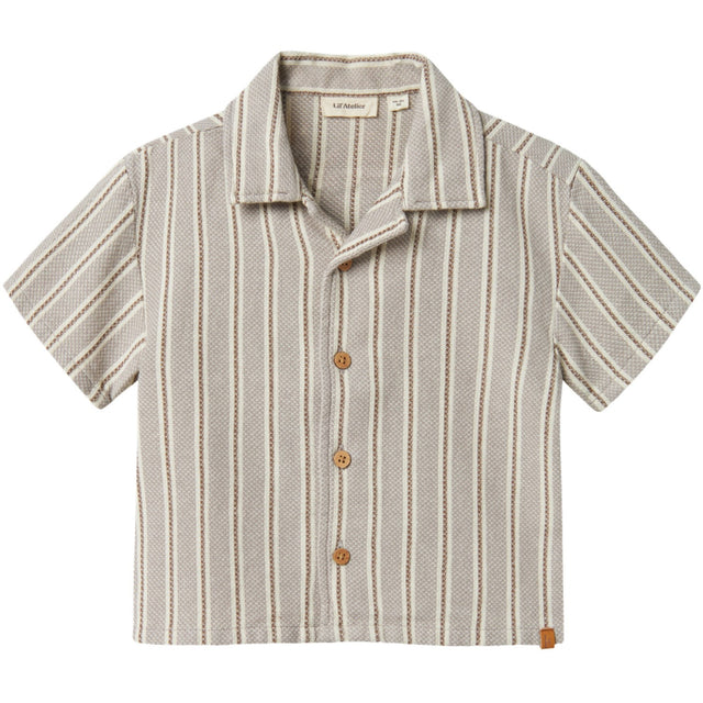 Lil'Atelier Mourning Dove Frede Loose Skjorte