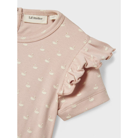 Lil'Atelier Peach Whip Swans Gayo Kjole