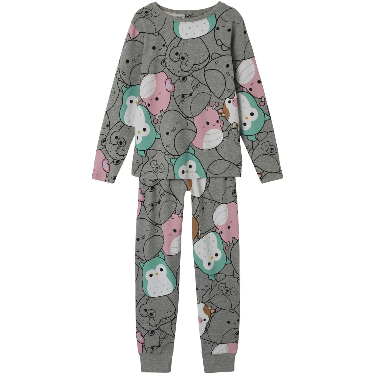 Name It Grey Melange Obia Squishmallows Nightset