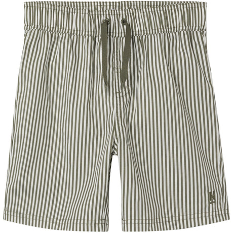 Name It Dusty Olive Zeer Badeshorts