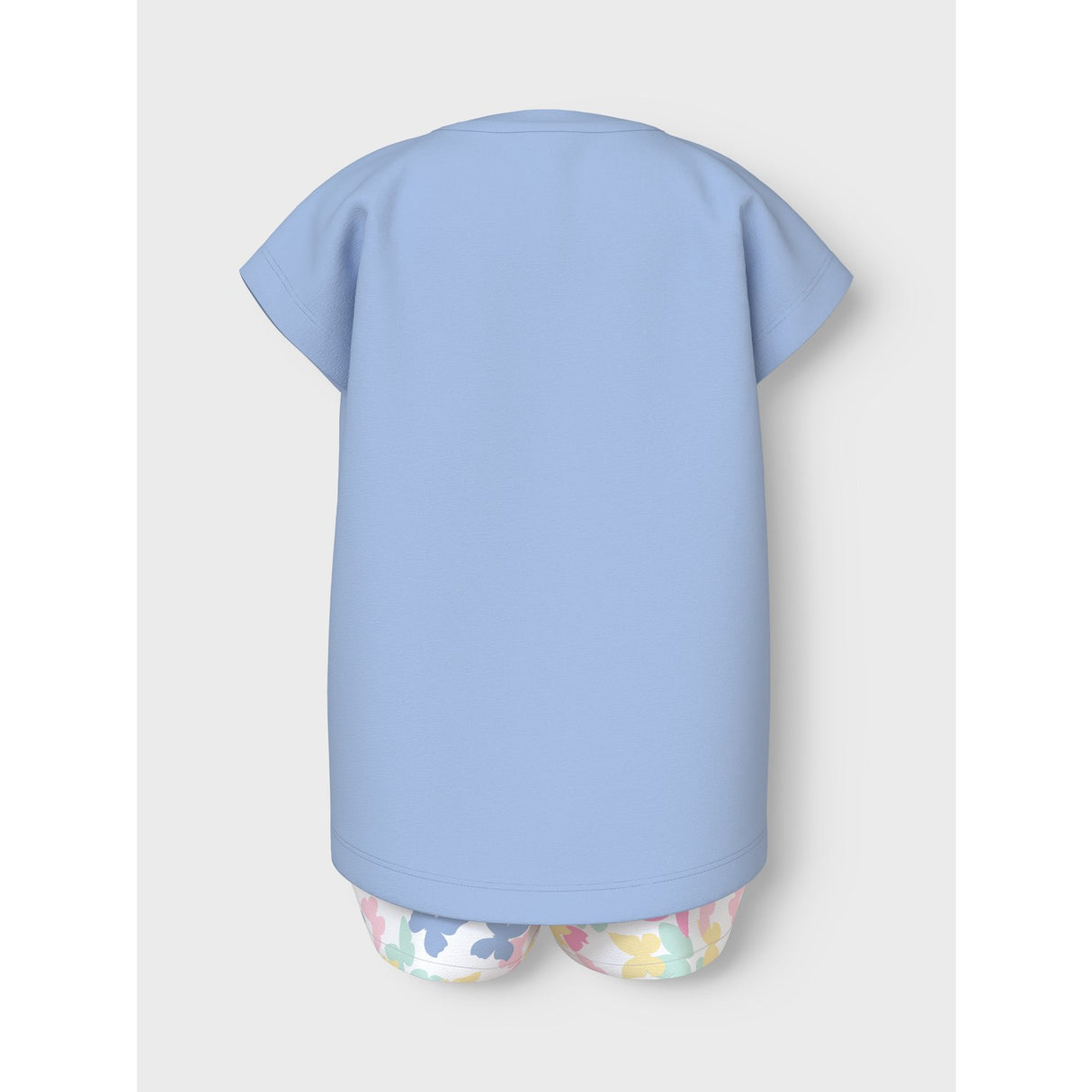 Name It Chambray Blue Butterflies Vigea Shorts Sæt