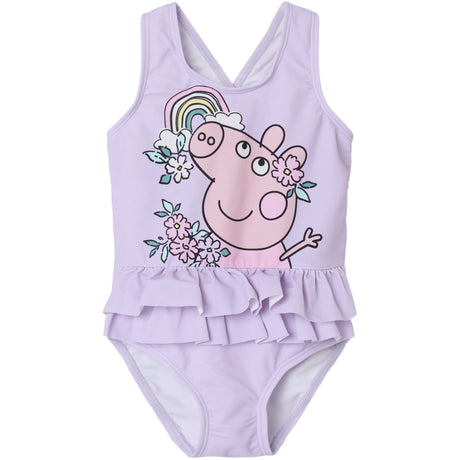 Name It Orchid Bloom Miri Peppa Pig Badedragt