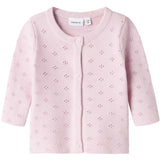 Name It Light Lilac Fie Strik Cardigan