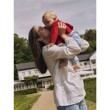 Name It Lipstick Red Fie Strik Cardigan