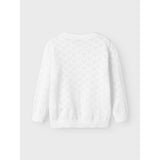 Name It Bright White Felotte Strik Cardigan