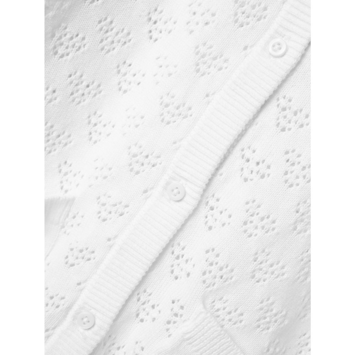 Name It Bright White Felotte Strik Cardigan