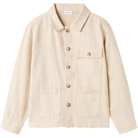 Name It Peyote Melange Fanka Regular Skjorte