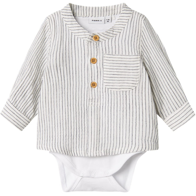 Name It Navy Blazer Fedanne Skjorte Body