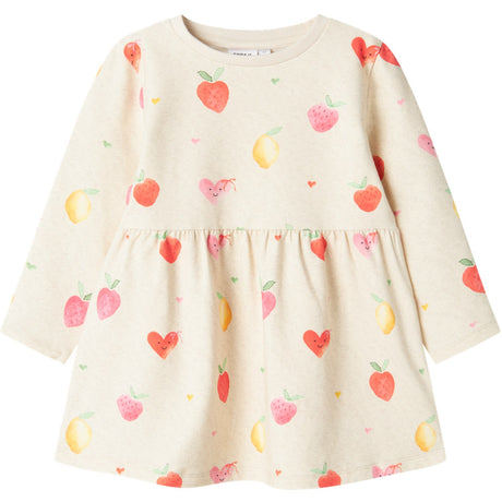 Name It Peyote Melange Folina Sweat Kjole