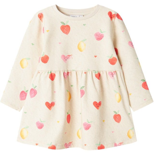 Name It Peyote Melange Folina Sweat Kjole