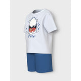 Name It Bright White Vigor Regular Shorts Sæt