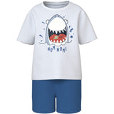 Name It Bright White Vigor Regular Shorts Sæt