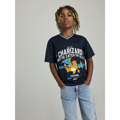 Name It Navy Blazer Milas Pokemon Regular Poly T-Shirt