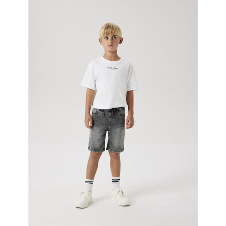 Name It Medium Grey Denim Ryan Jogger Denim Shorts Noos