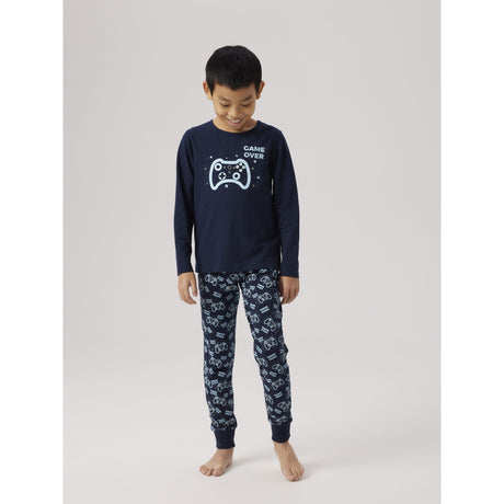 Name It Dark Sapphire Pyjamas Sapphire Game Noos