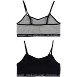 Polo Ralph Lauren Polo Black Solid 2 Pack Bralettes