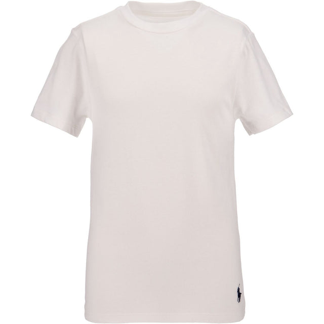 Polo Ralph Lauren White 2 Pack Bomuld Crew T-Skjorte