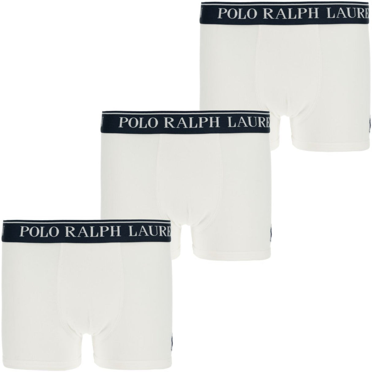 Polo Ralph Lauren White Bomuld Stretch 3 Pack Boxer/Brief