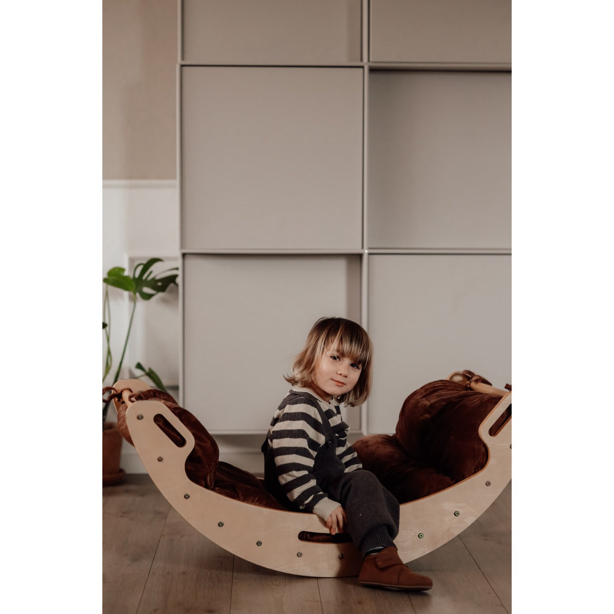 HEMMINGSEN Kids Brown Madras Til Luna Klatrebue