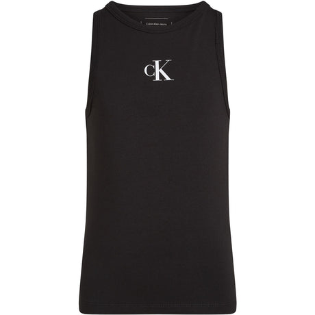Calvin Klein Ck Black Ck Logo Tank Top
