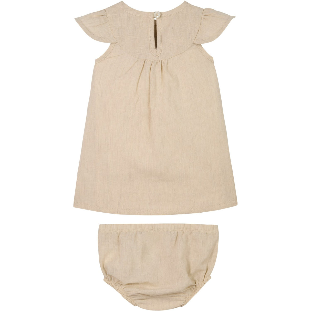 Calvin Klein Oyster Gray Soft Hør Kjole