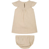 Calvin Klein Oyster Gray Soft Hør Kjole