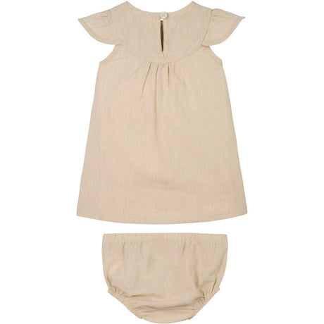 Calvin Klein Oyster Gray Soft Hør Kjole