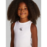 Calvin Klein Bright White Ck Logo Tank Top