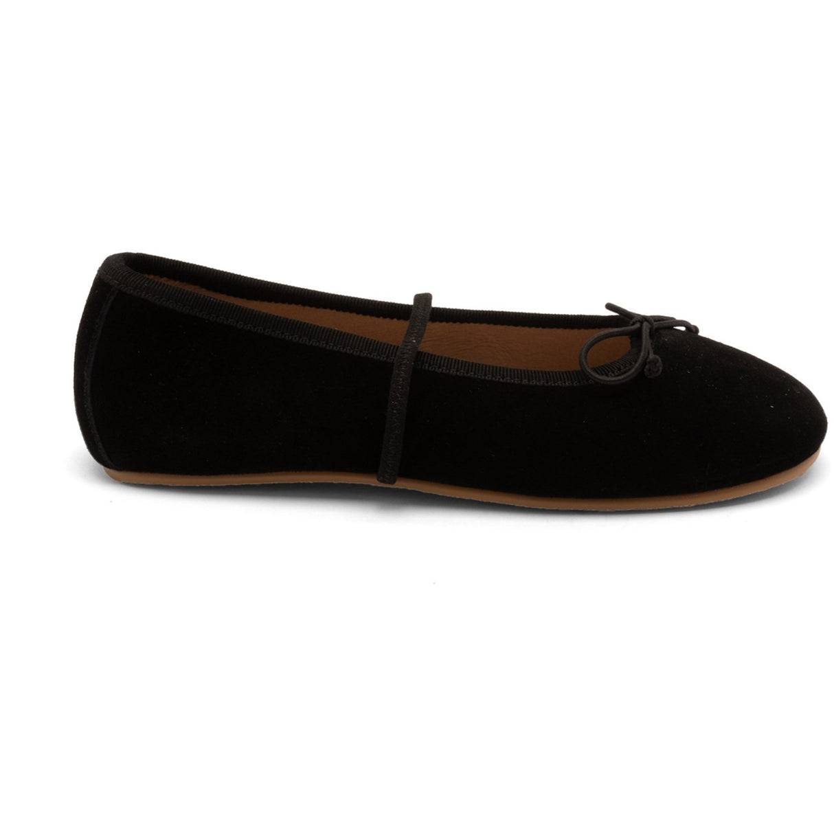 Bisgaard Black Suede Palma Ballerina