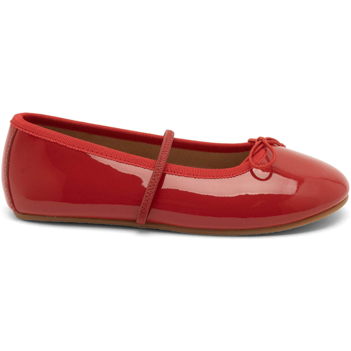 Bisgaard Red Patent Palma Ballerina
