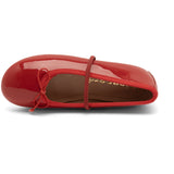 Bisgaard Red Patent Palma Ballerina