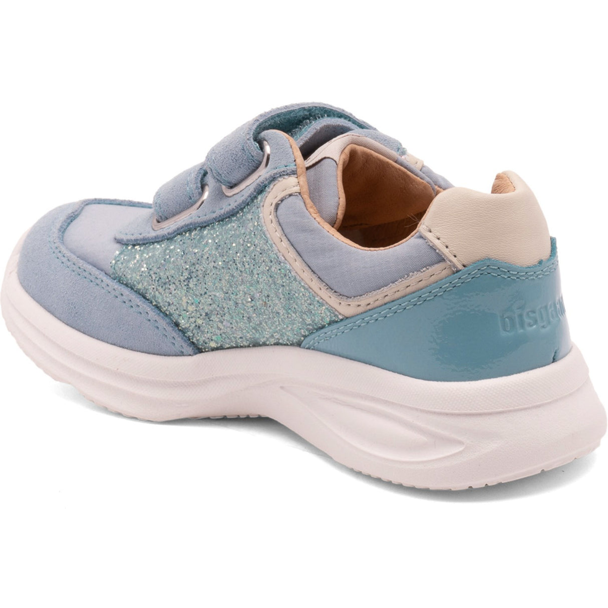 Bisgaard Sky Glitter Yuki Glitter Velcro Sko