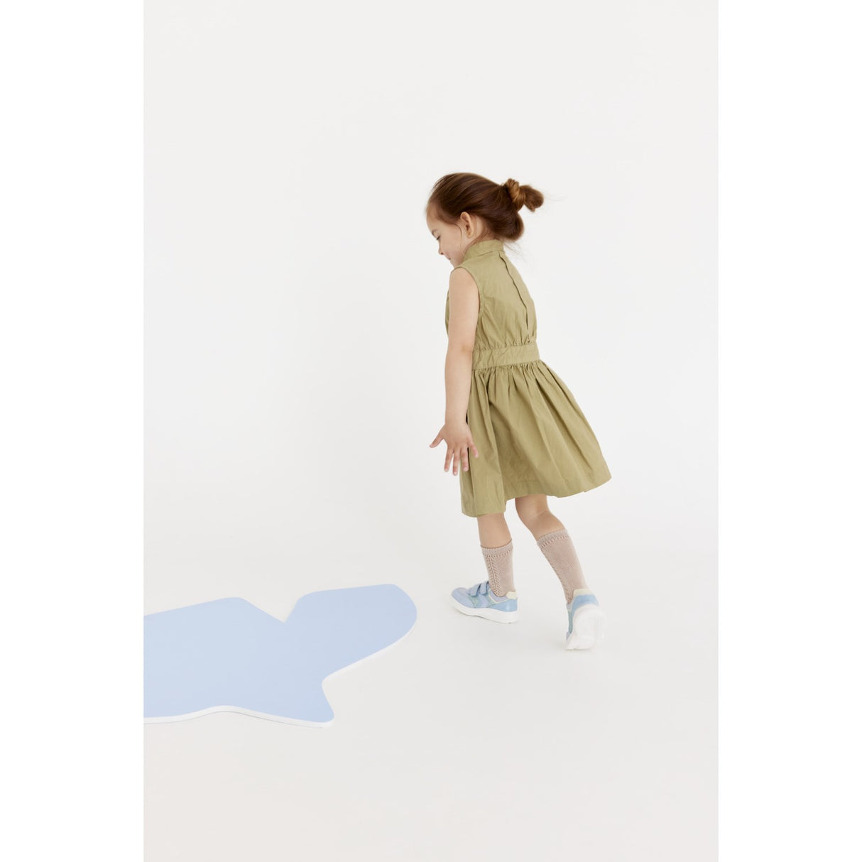 Bisgaard Sky Glitter Yuki Glitter Velcro Sko