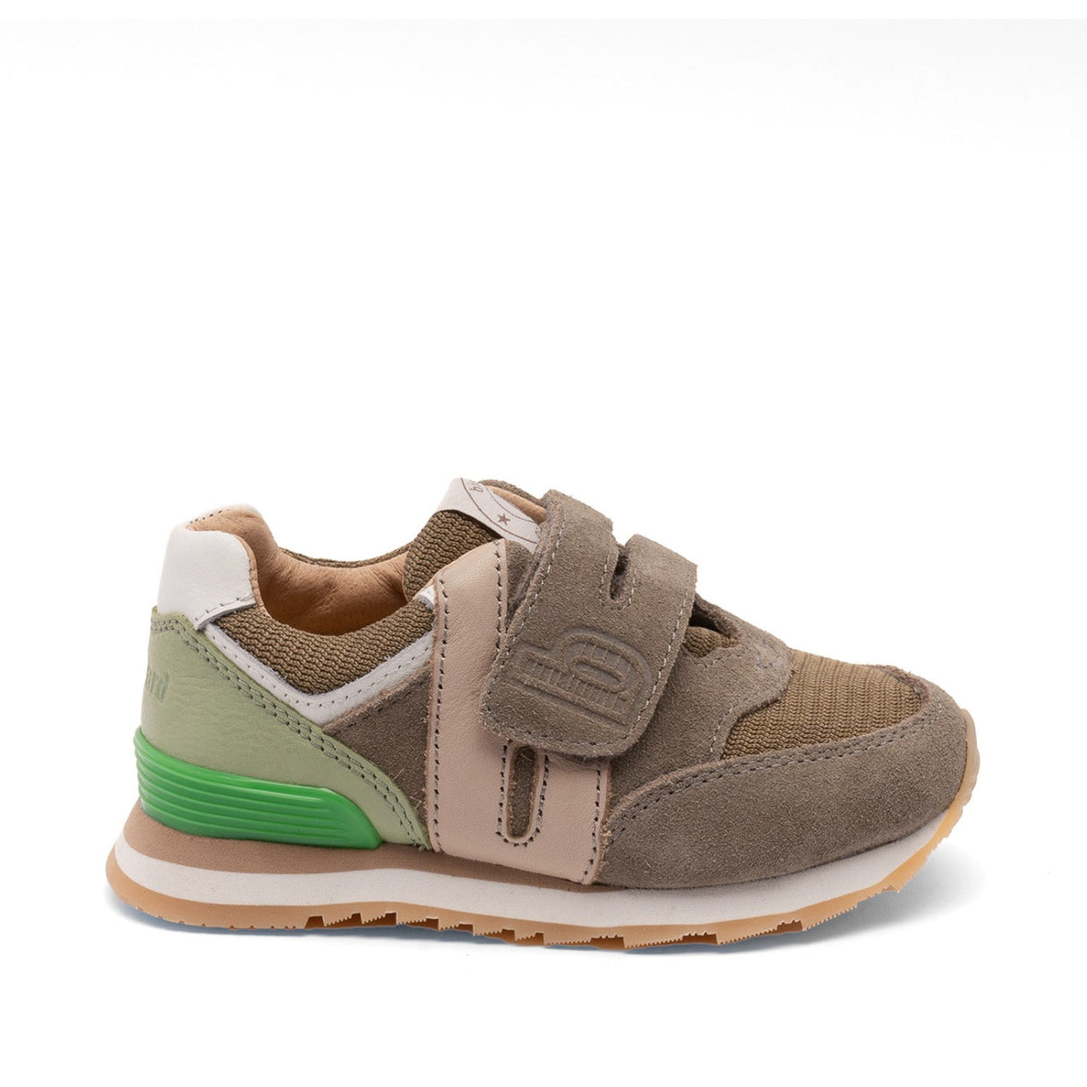 Bisgaard Khaki Winston Velcro Sko