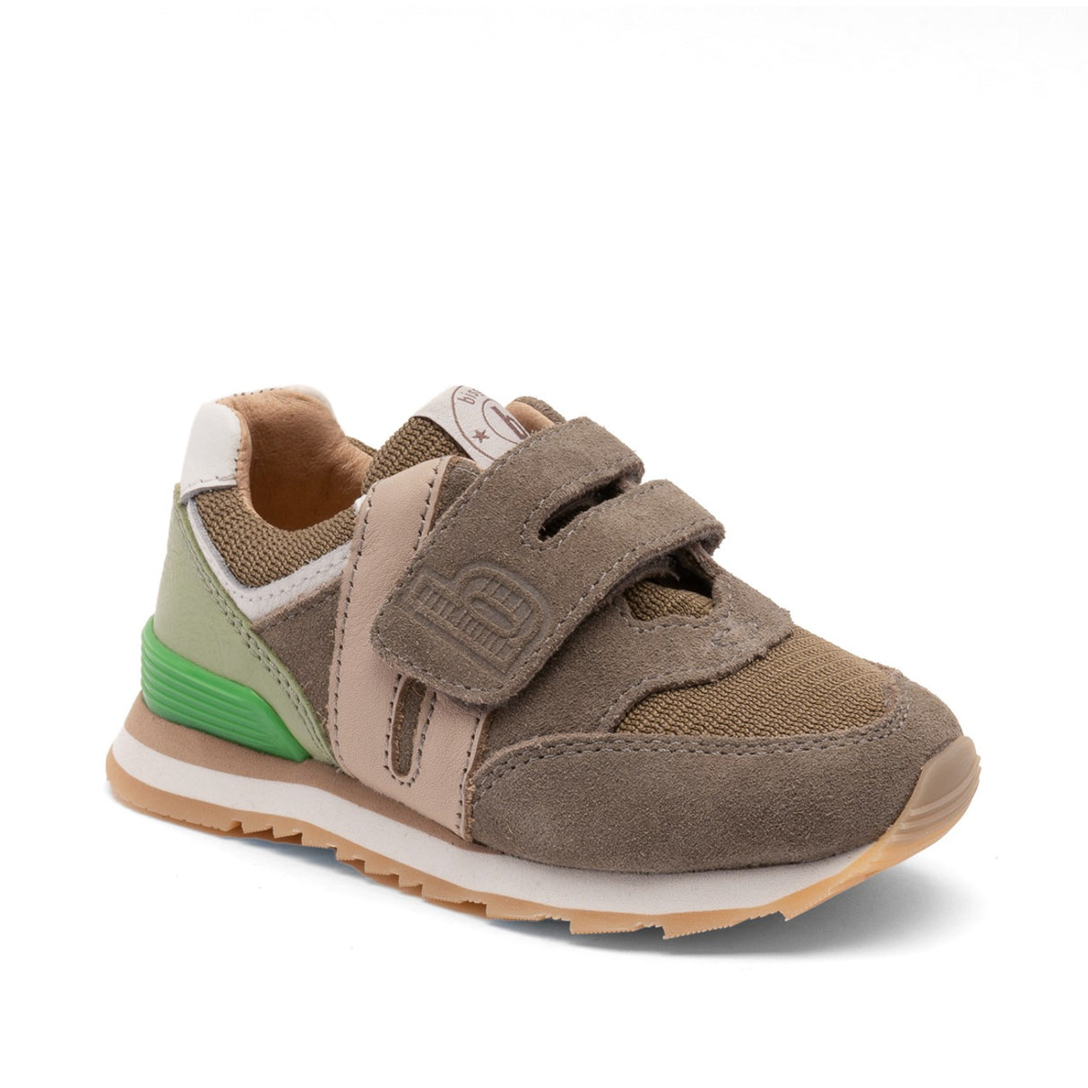 Bisgaard Khaki Winston Velcro Sko