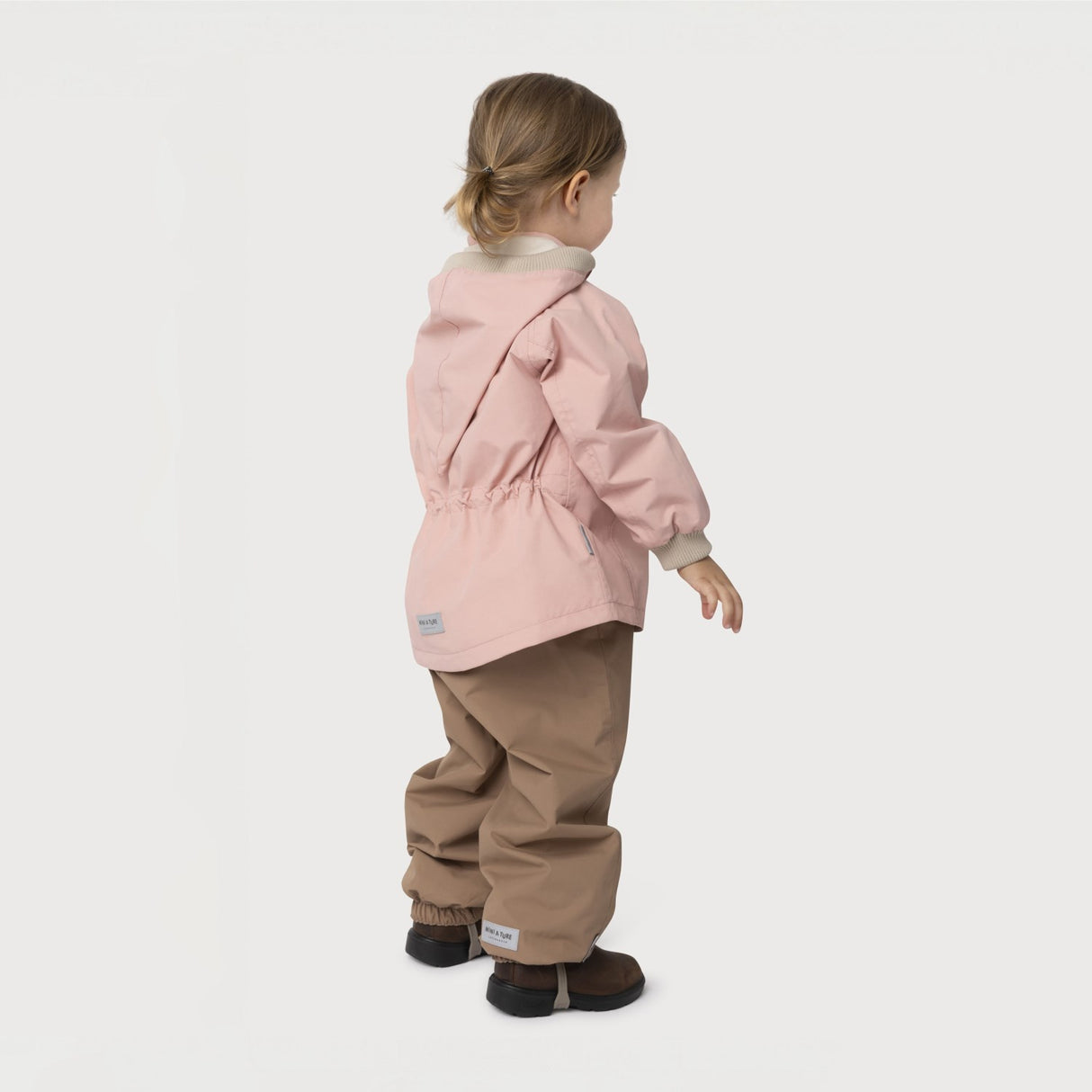 Mini A ture Rose Tan Wai Fleece Lined Spring Jakke. GRS