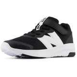 New Balance Black FreshFoam 578 Kids Bungee Lace Med Top Strop