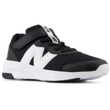 New Balance Black FreshFoam 578 Kids Bungee Lace Med Top Strop