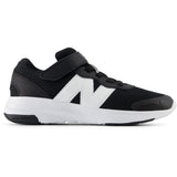 New Balance Black FreshFoam 578 Kids Bungee Lace Med Top Strop