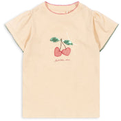 Konges Sløjd Ecru Famo Puff Tee GOTS