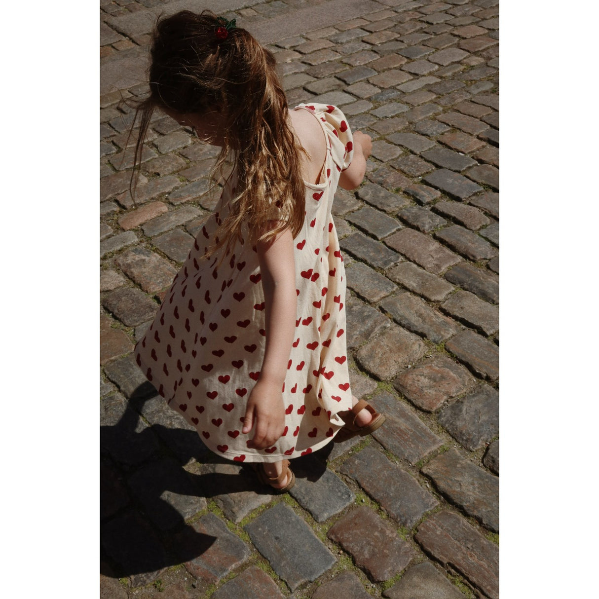 Konges Sløjd Amour Rouge Classic Ss Kjole GOTS