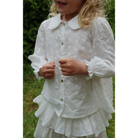 Konges Sløjd Optic White Lacey Krave Skjorte