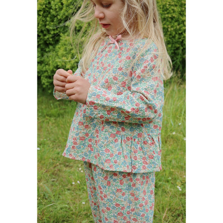 Konges Sløjd Fiola Elin Sløjfe Bluse GOTS