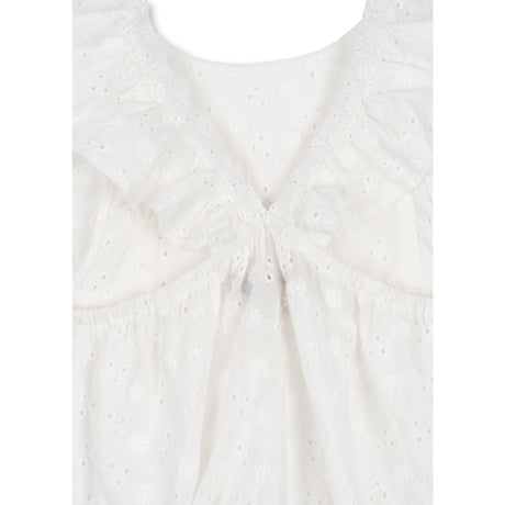 Konges Sløjd Optic White Lacey Romper
