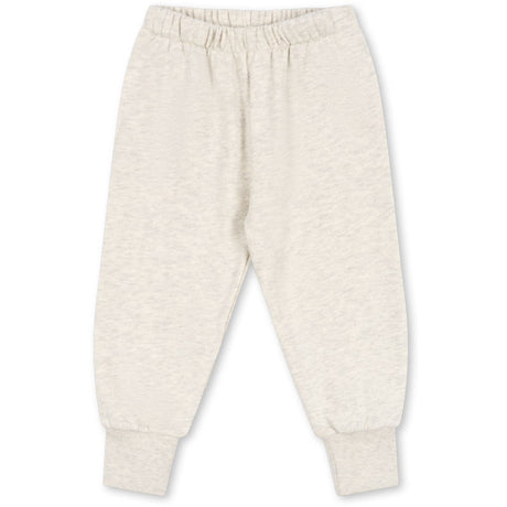 Konges Sløjd Off White Melange Loupy Lou Sweat Bukser GOTS