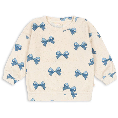 Konges Sløjd Bowie Blue Gold Itty Sweatshirt GOTS