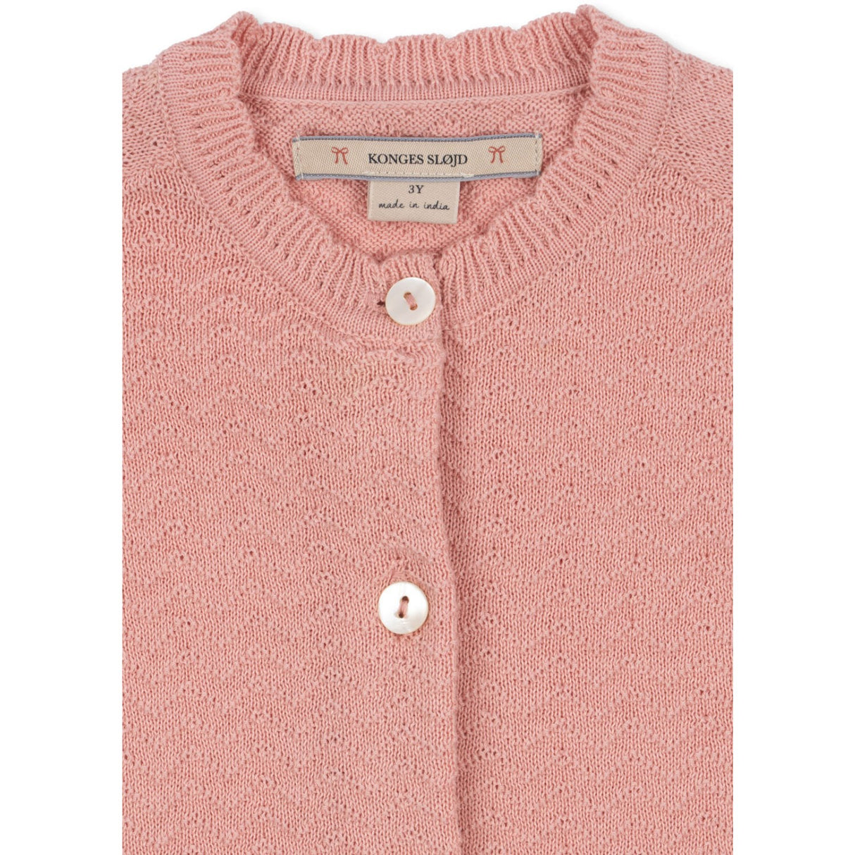 Konges Sløjd Mellow Rose Cypres Cardigan GOTS